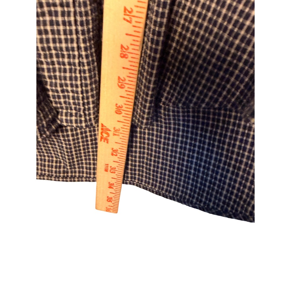Ralph Lauren Blair Brown Check Shirt Large Old Money Preppy Country Club Cotton - Picture 8 of 10